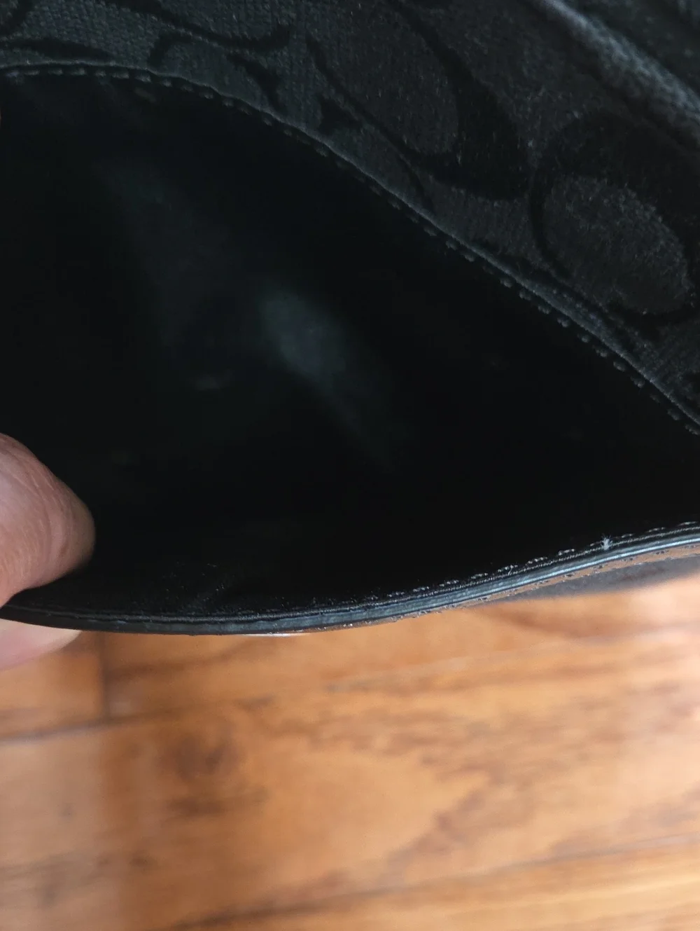 Coach black crossbody